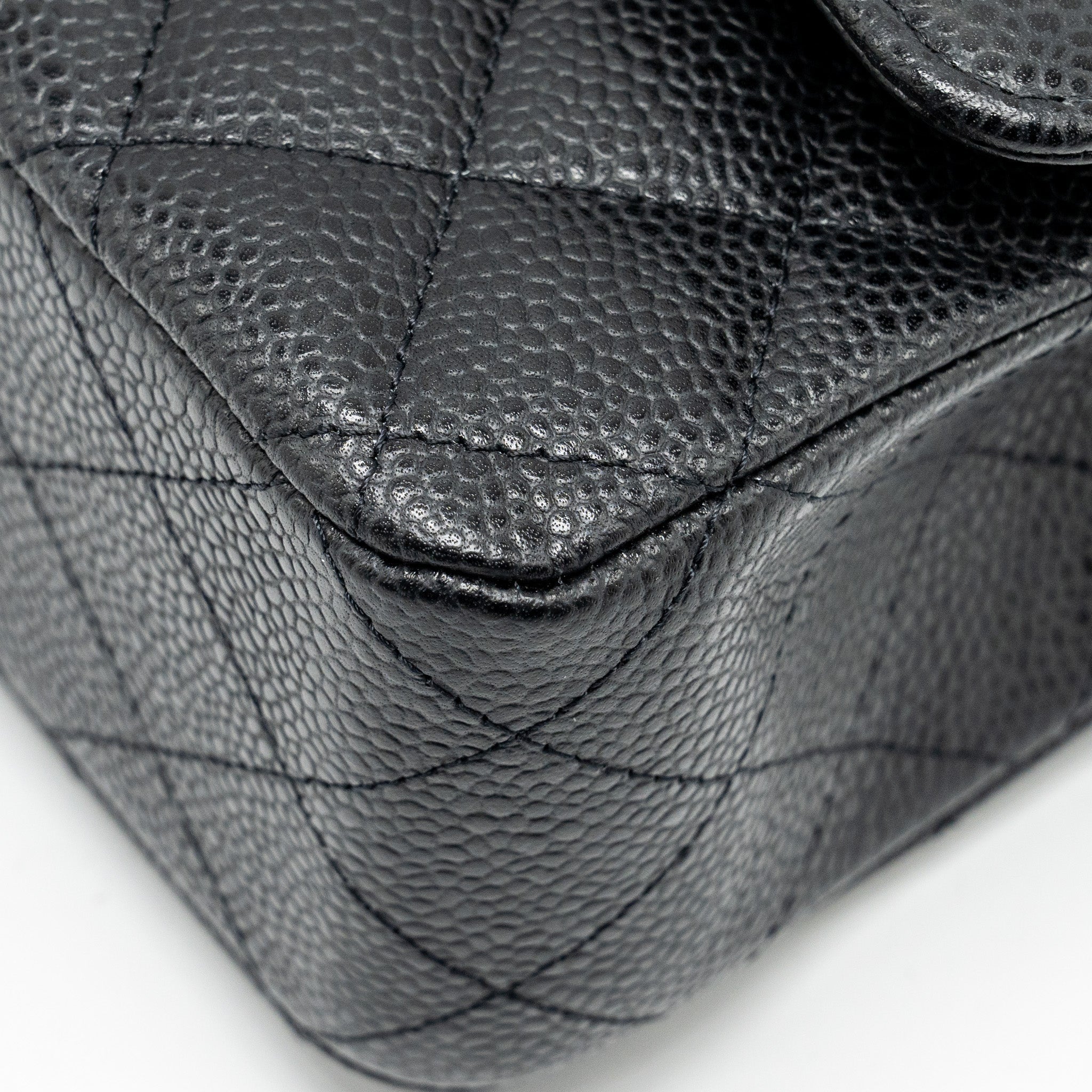 Chanel Medium Classic Double Flap Bag Caviar Black