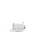 Chanel 23C Pearl Crush Mini Square Lambskin Light Grey  (Microchip)