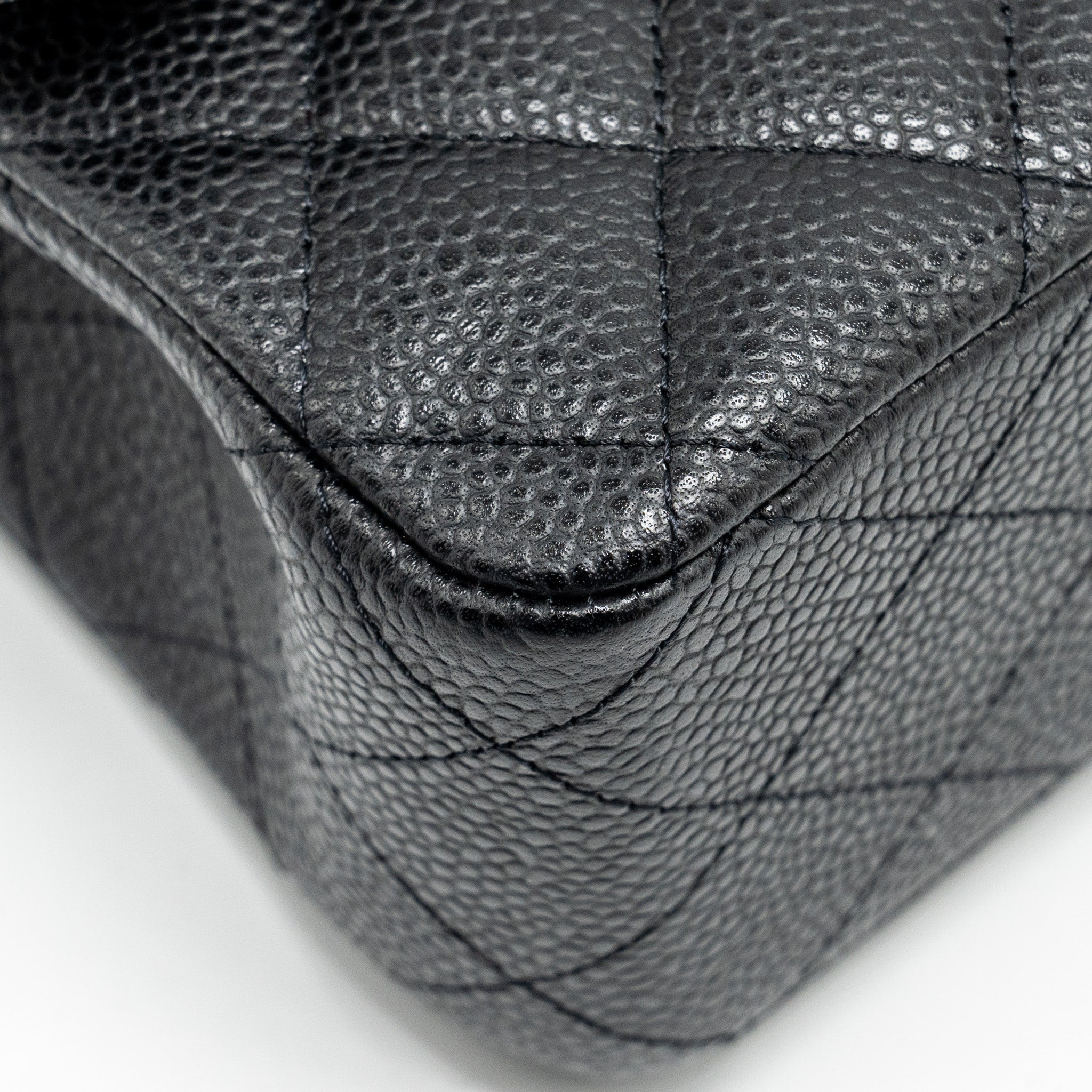 Chanel Medium Classic Double Flap Bag Caviar Black