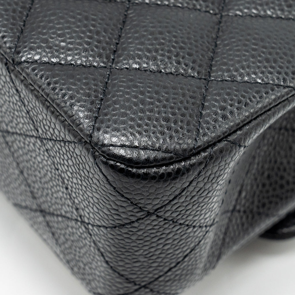 Chanel Medium Classic Double Flap Bag Caviar Black