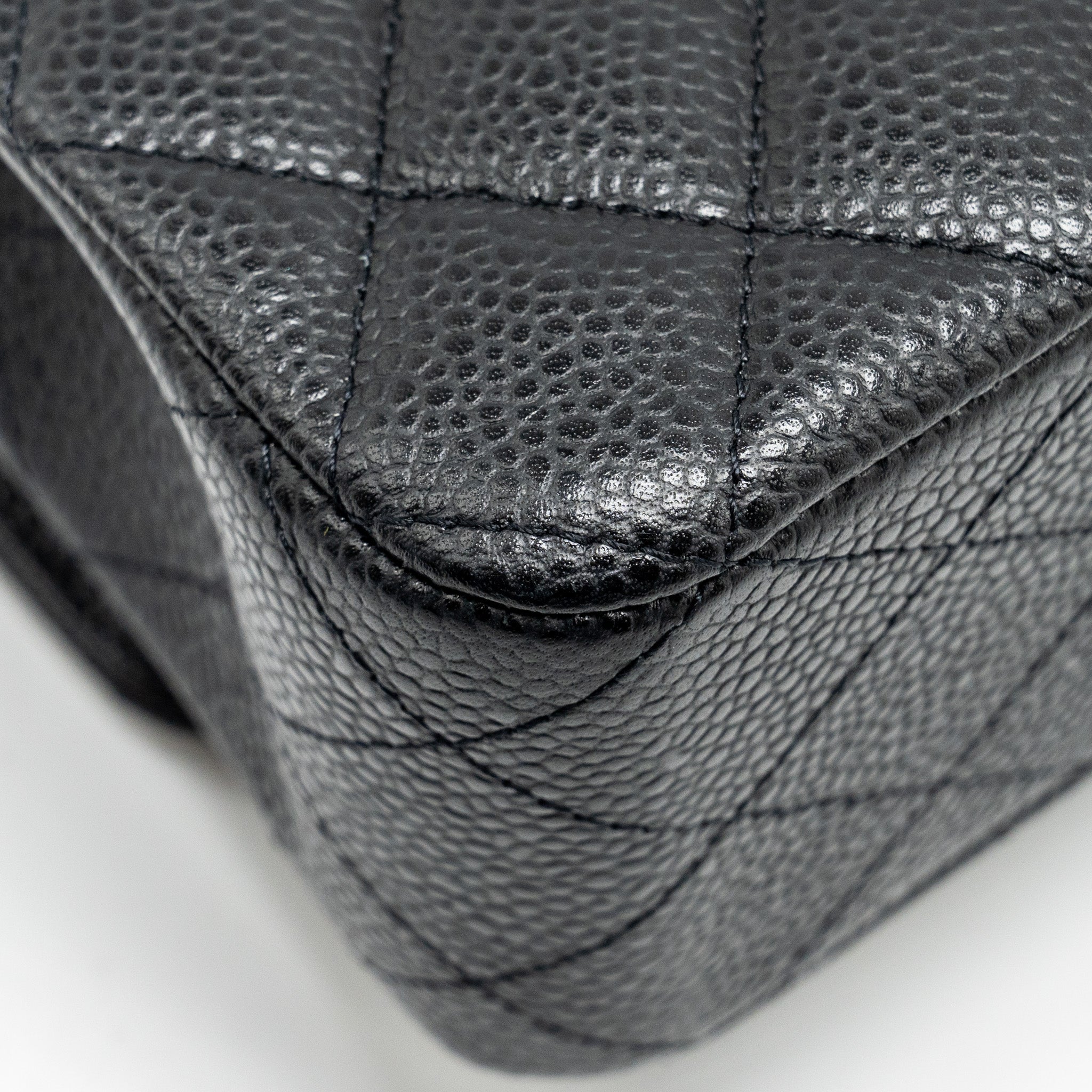 Chanel Medium Classic Double Flap Bag Caviar Black