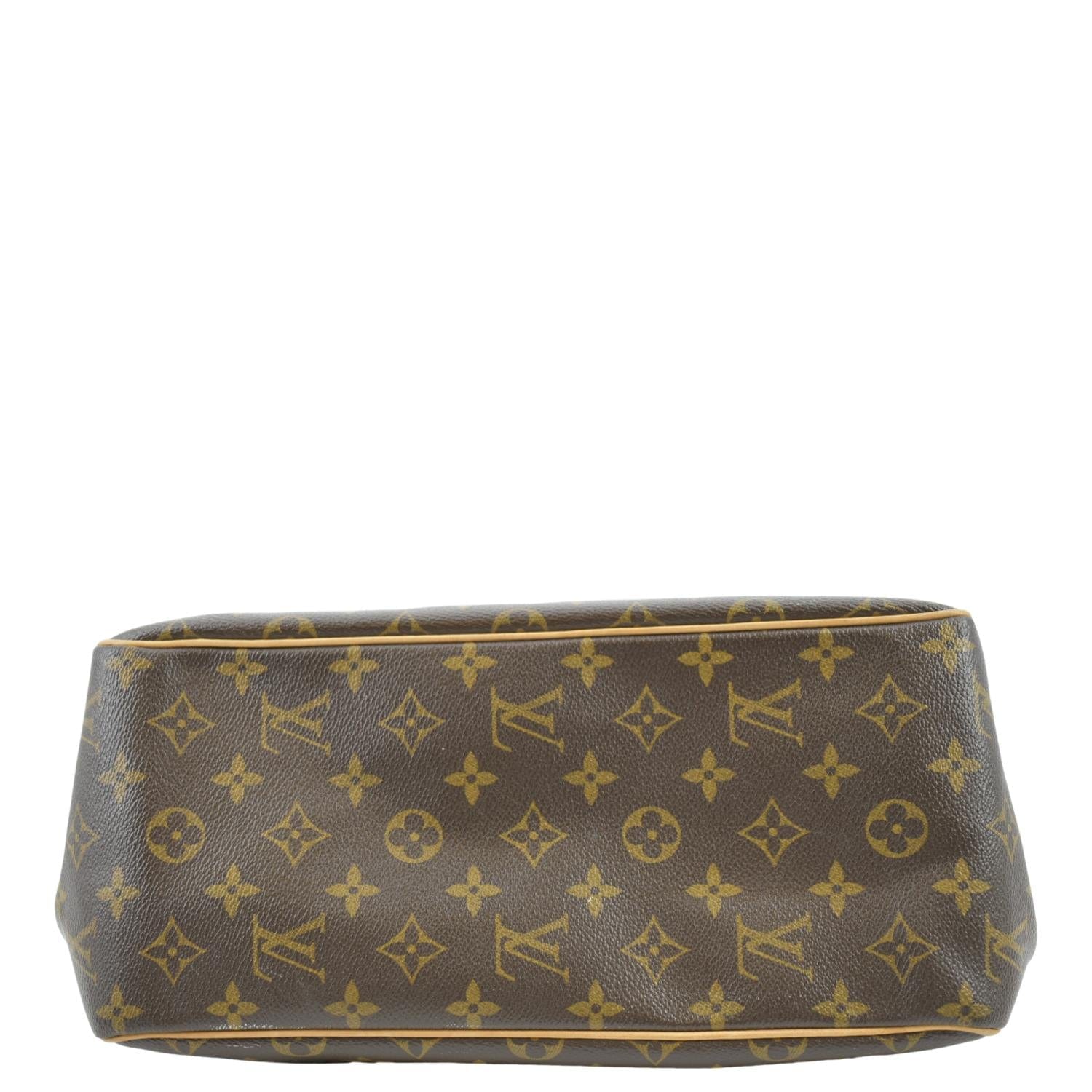 LOUIS VUITTON Batignolles Vertical Monogram Canvas Tote Bag Brown
