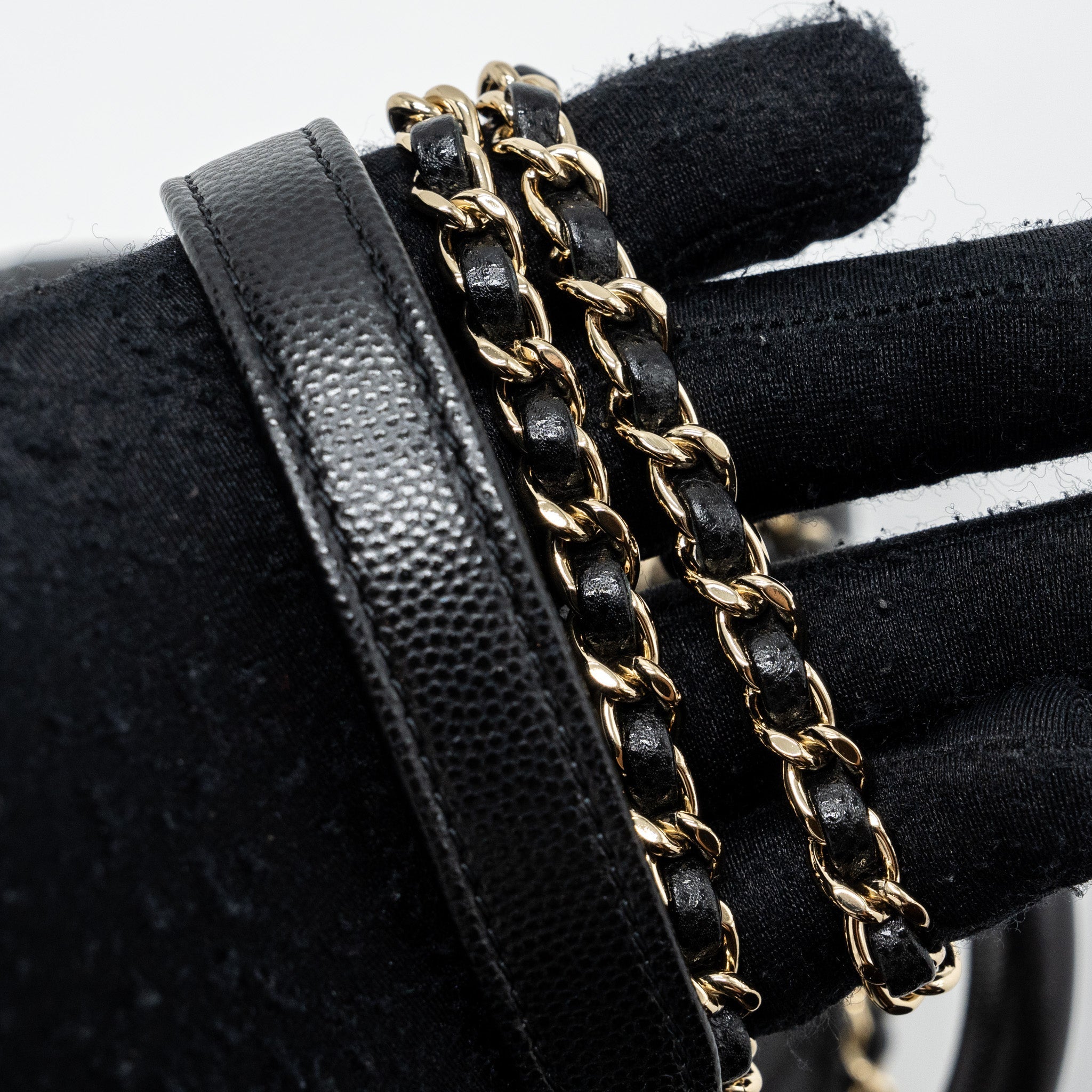 Chanel Coco Handle Extra Mini Caviar Black L(Microchip)