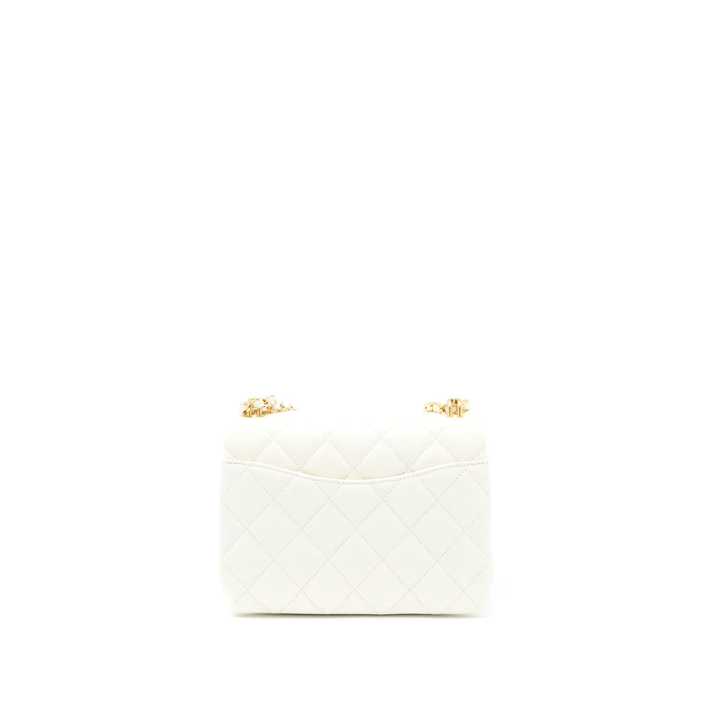 Chanel 22K Coco First Caviar White  (Microchip)