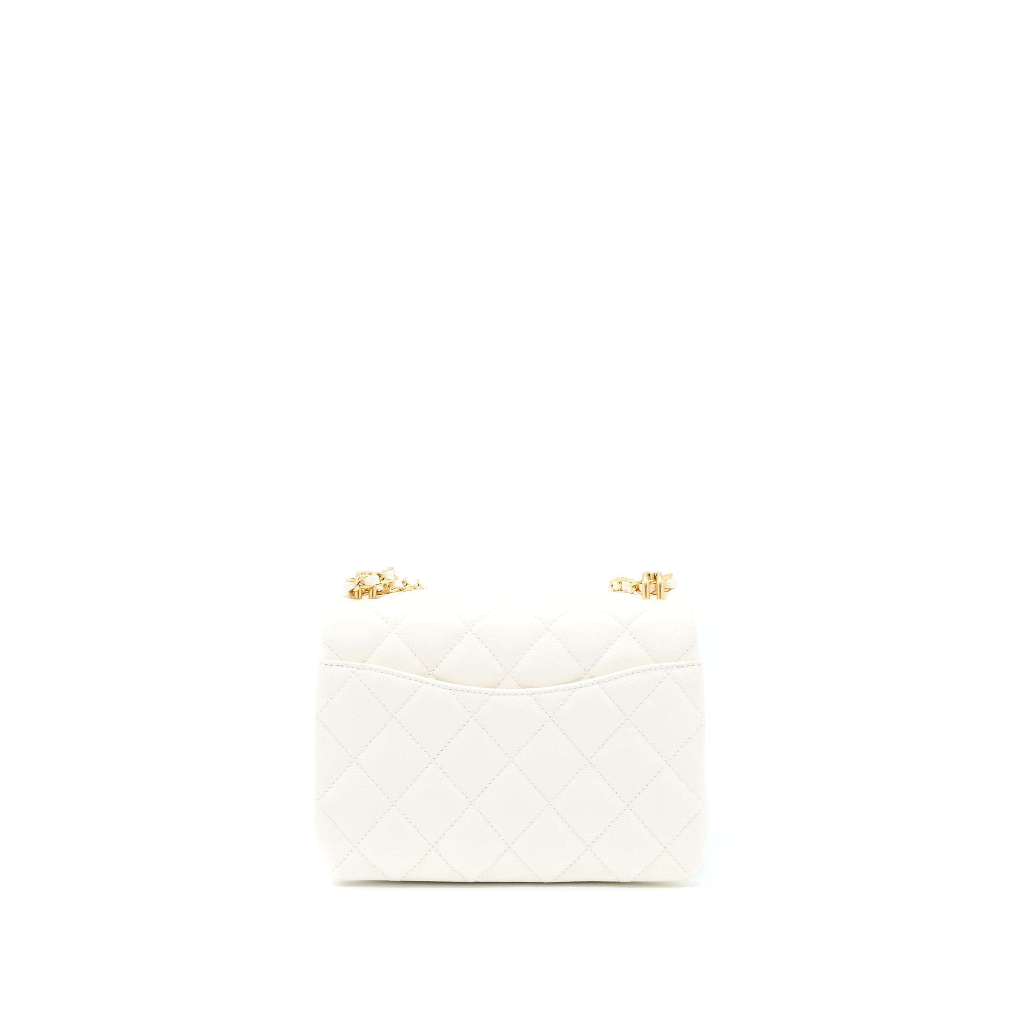 Chanel 22K Coco First Caviar White  (Microchip)