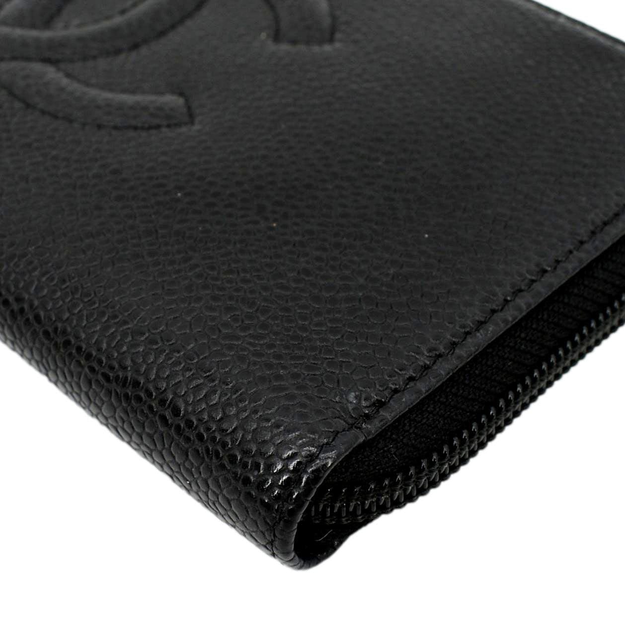 CHANEL Timeless CC Zipped Organizer Wallet Black