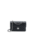 Chanel Small Classic Double Flap Bag Caviar Black  (Microchip)