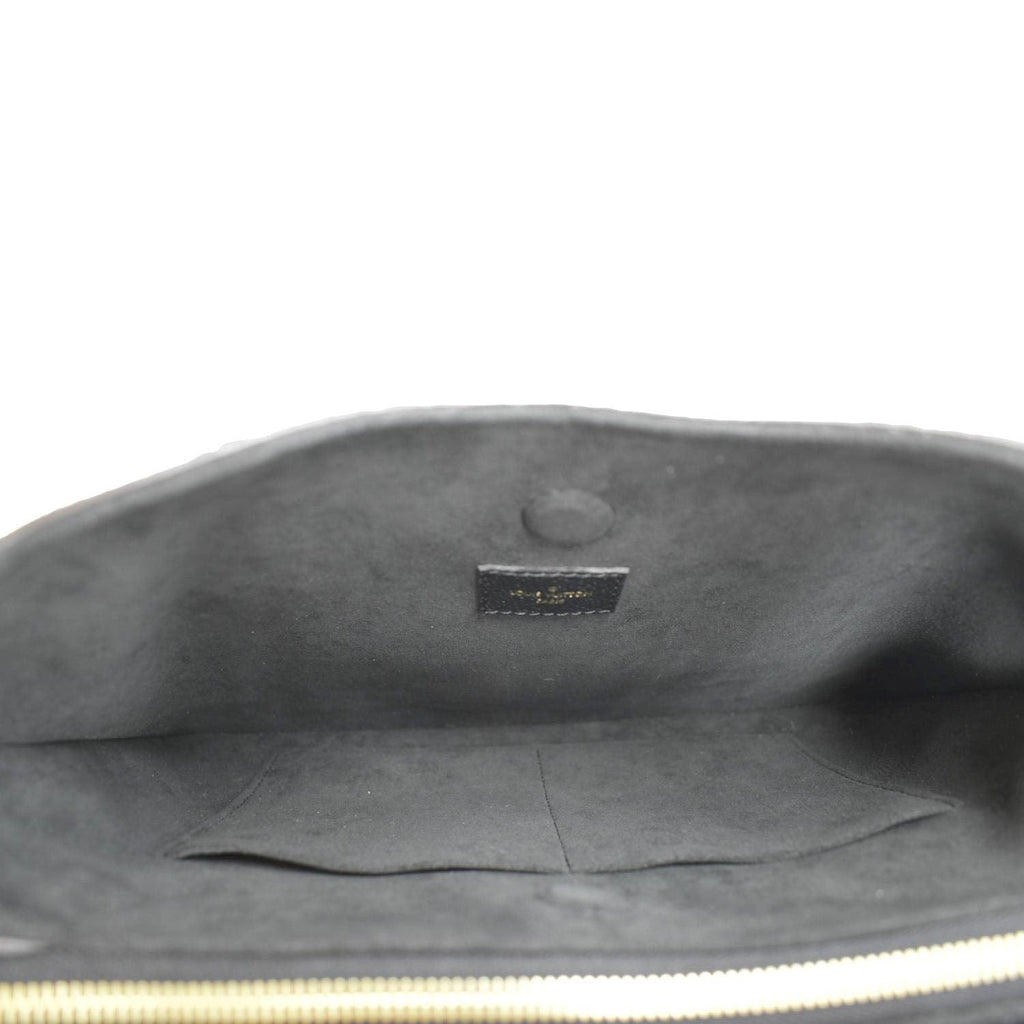 LOUIS VUITTON Vendome MM Monogram Canvas Shoulder Bag Black