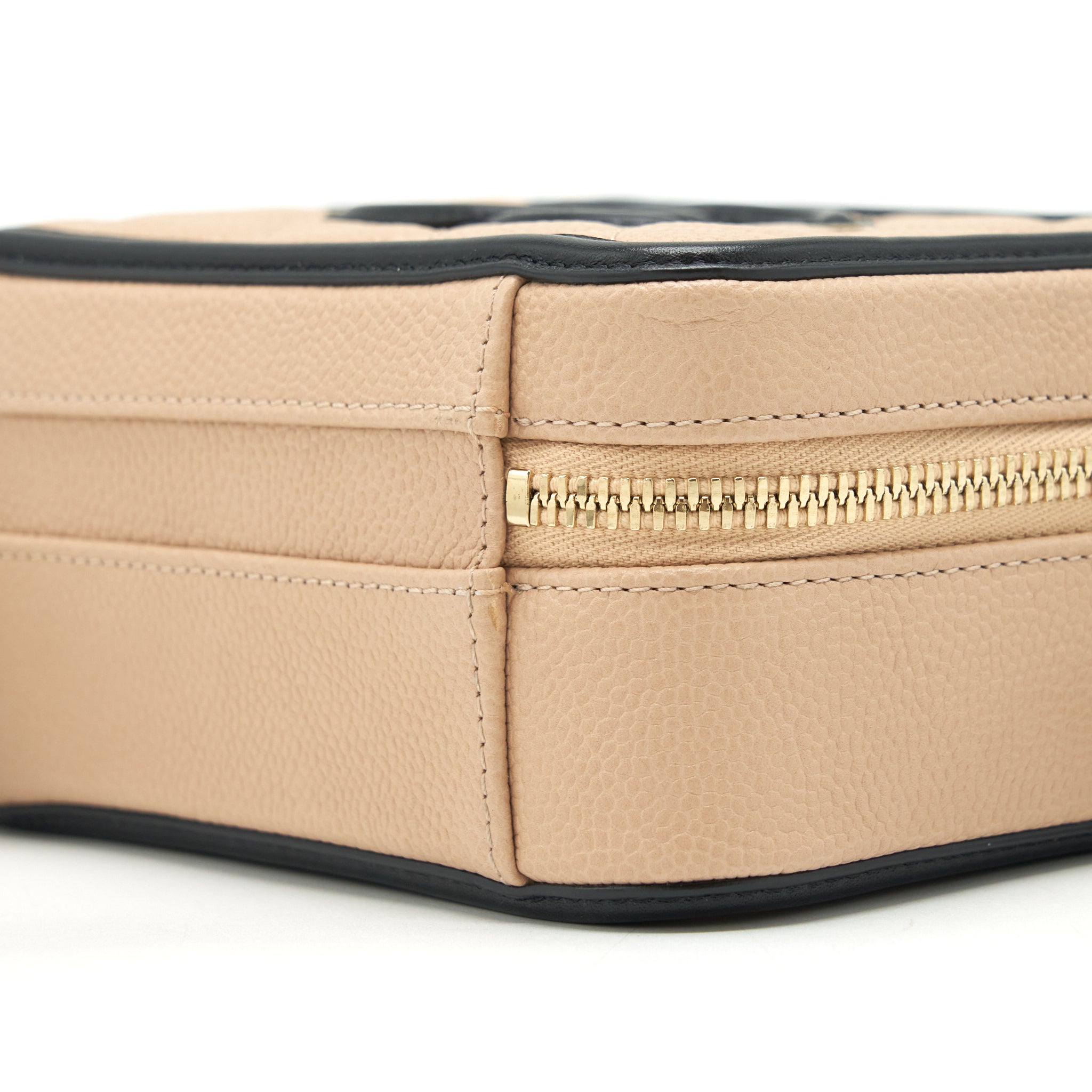 Chanel Mini Vanity Filigree Caviar Beige / Black L