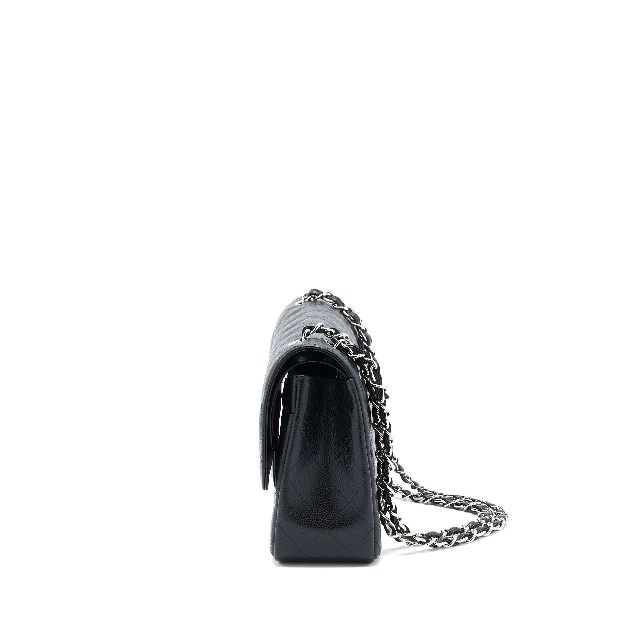 Chanel Jumbo Classic Double Flap Bag Caviar Black