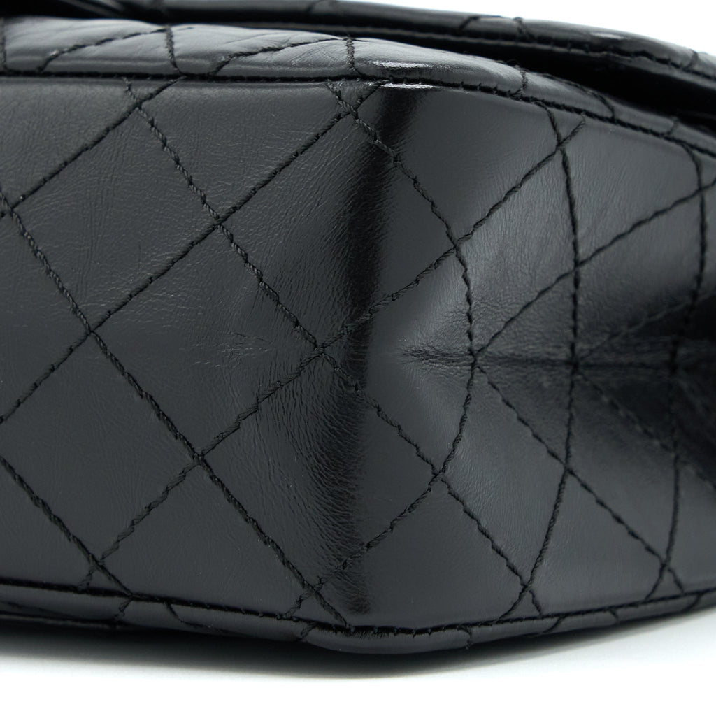 Chanel 2.55 Small Reissue Flap Bag Aged Calfskin Ruthenium  (Microchip)