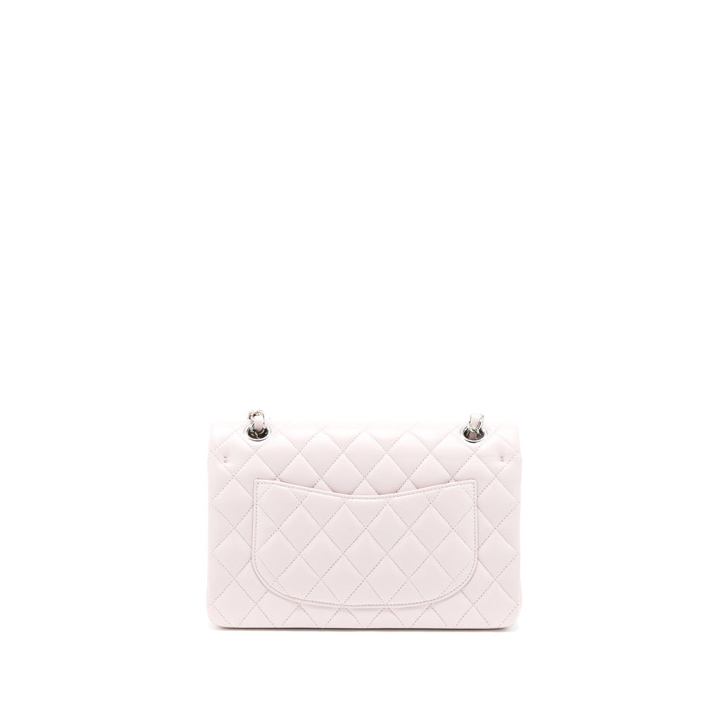 Chanel Small Classic Double Flap Lambskin Light Purple  (Microchip)