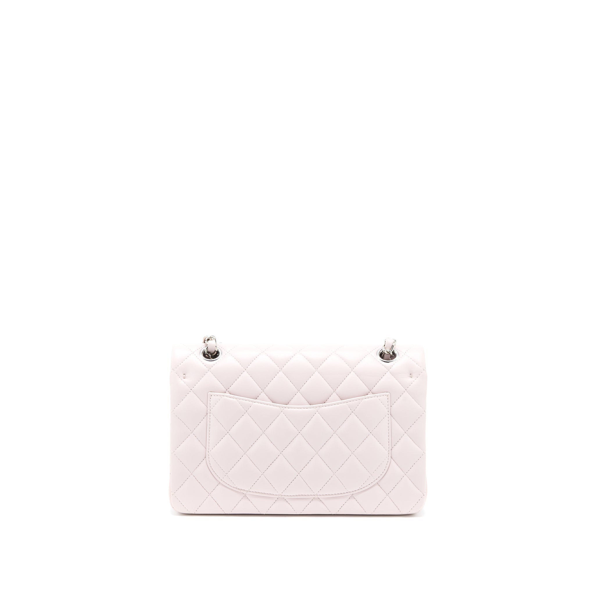Chanel Small Classic Double Flap Lambskin Light Purple  (Microchip)