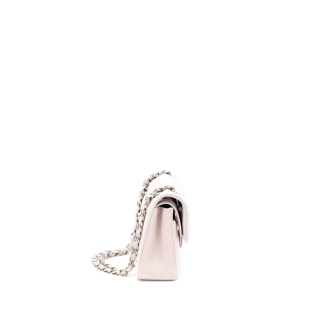 Chanel Small Classic Double Flap Lambskin Light Purple  (Microchip)