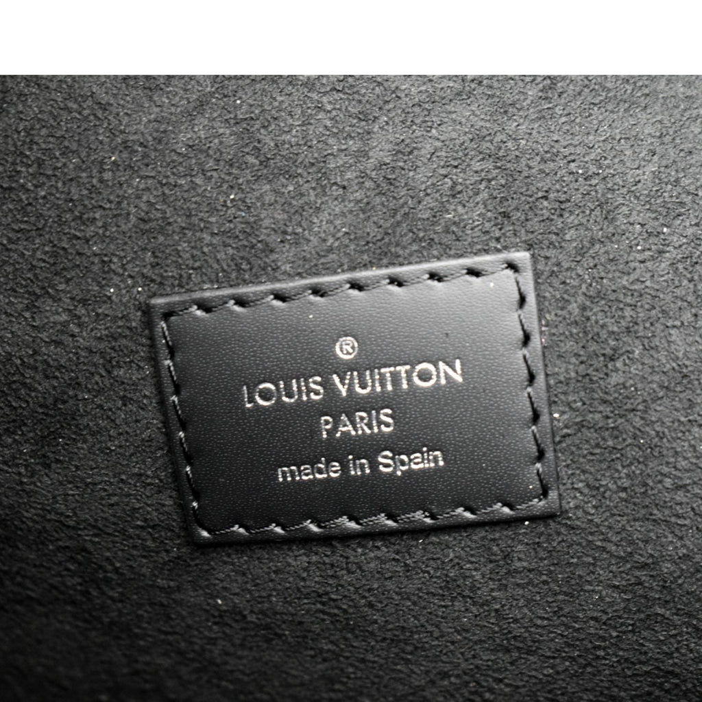 LOUIS VUITTON Neverfull Epi Leather Tote Shoulder Bag Black