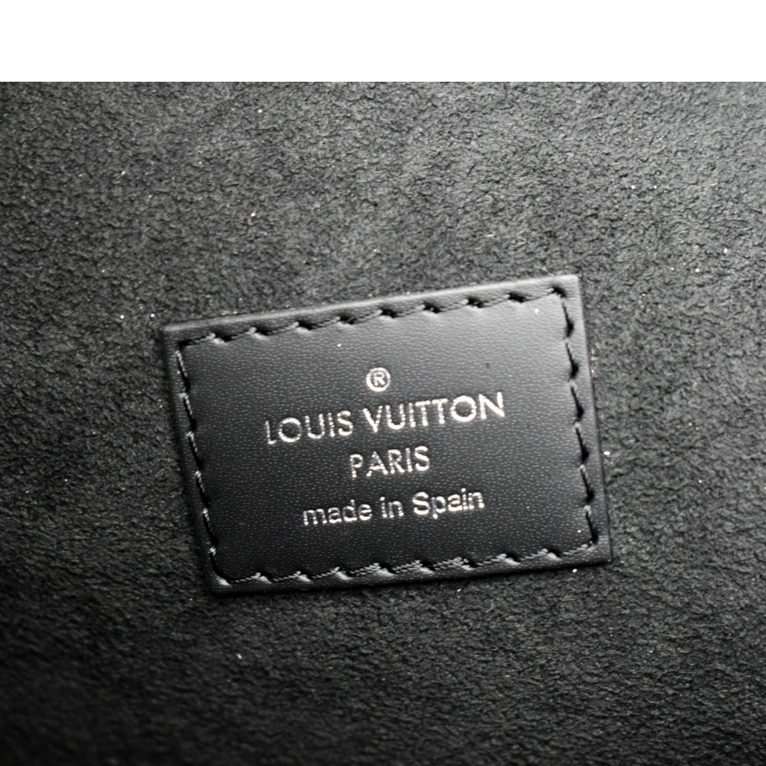 LOUIS VUITTON Neverfull Epi Leather Tote Shoulder Bag Black