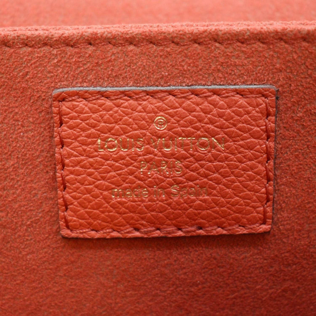 LOUIS VUITTON Vaugirard Monogram Canvas Shoulder Bag Coquelicot