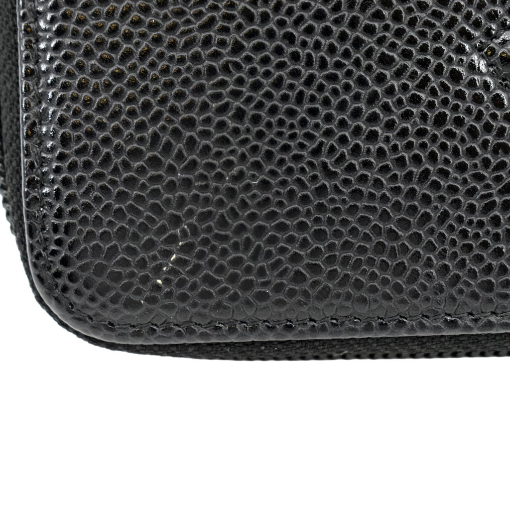 CHANEL Timeless CC Zipped Organizer Wallet Black