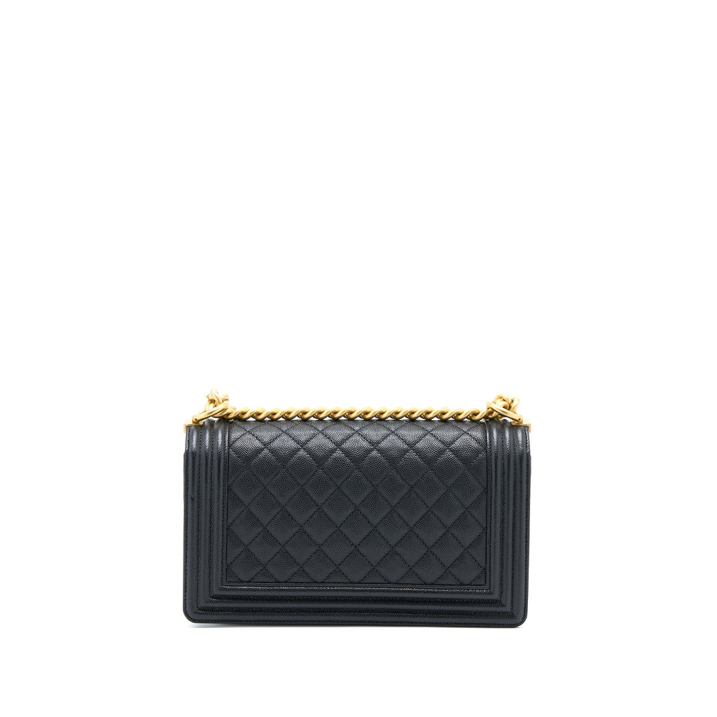 Chanel Medium Boy Bag Caviar Black