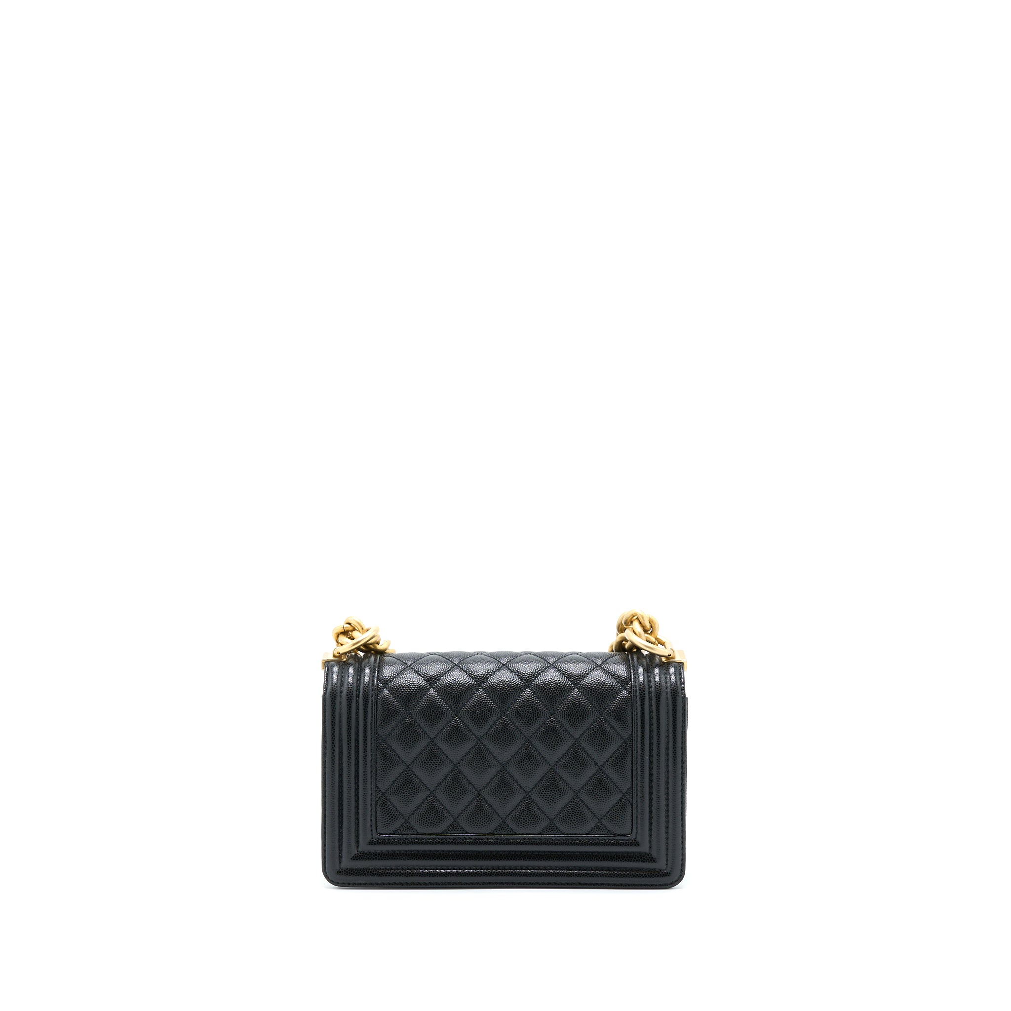 Chanel Small Boy Bag Caviar Black