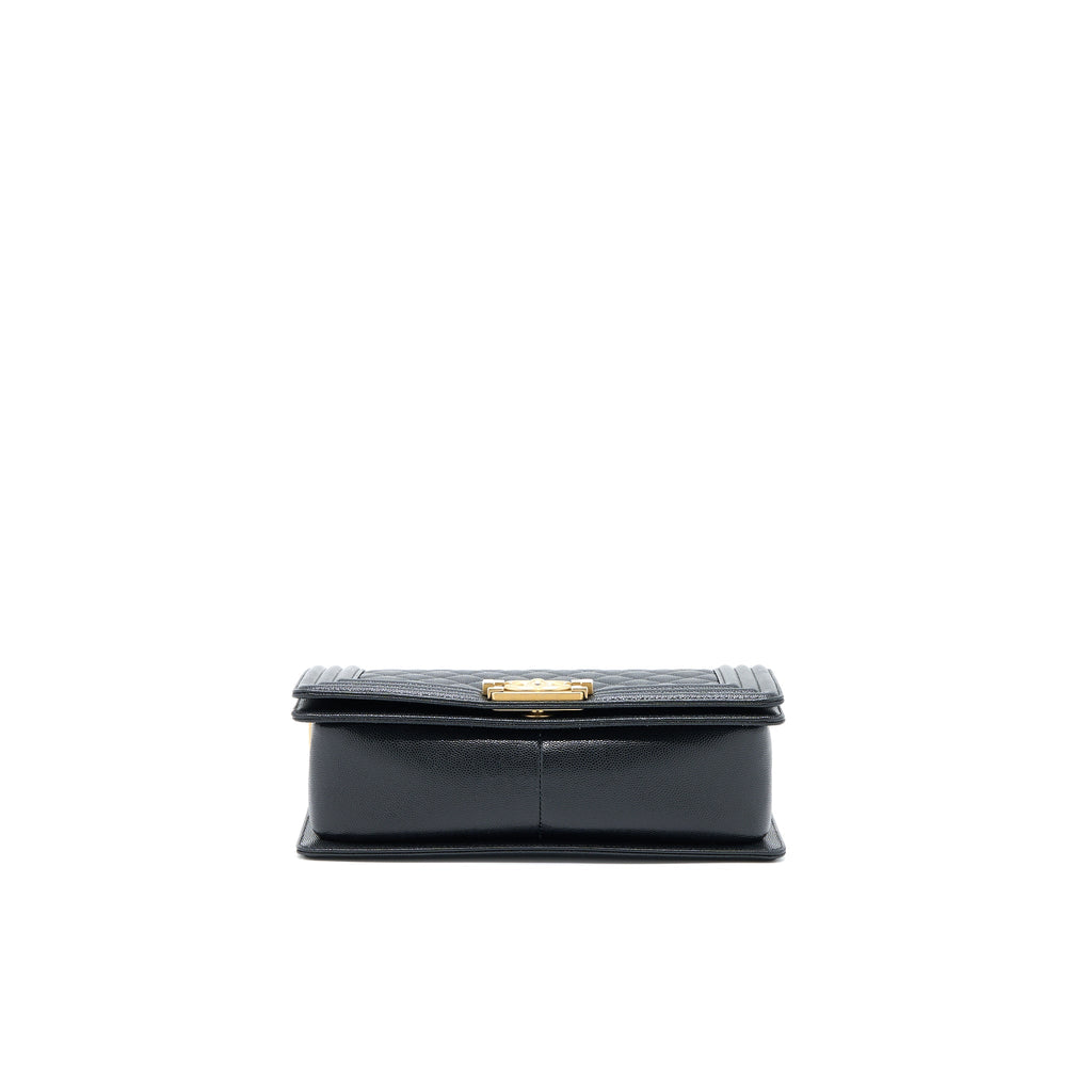 Chanel Medium Boy Bag Caviar Black