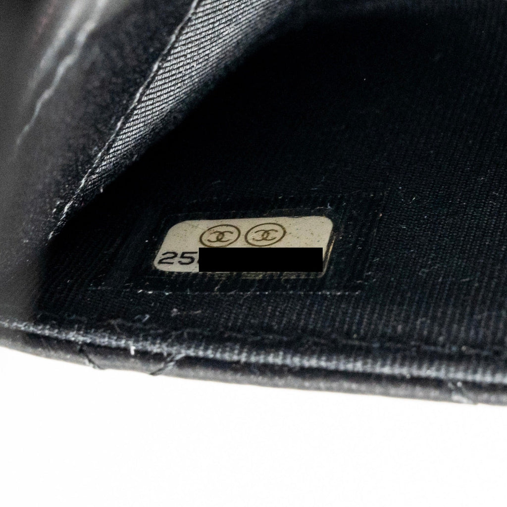 Chanel Classic Flap Card Holder Lambskin Black