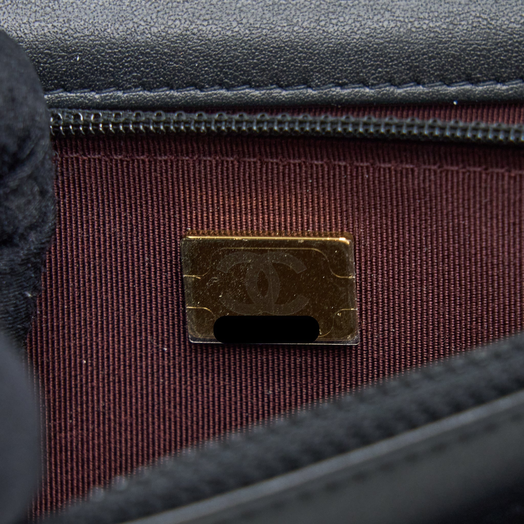 Chanel 2.55 Reissue Wallet on Chain Aged Calfskin Black Brushed  (Microchip)