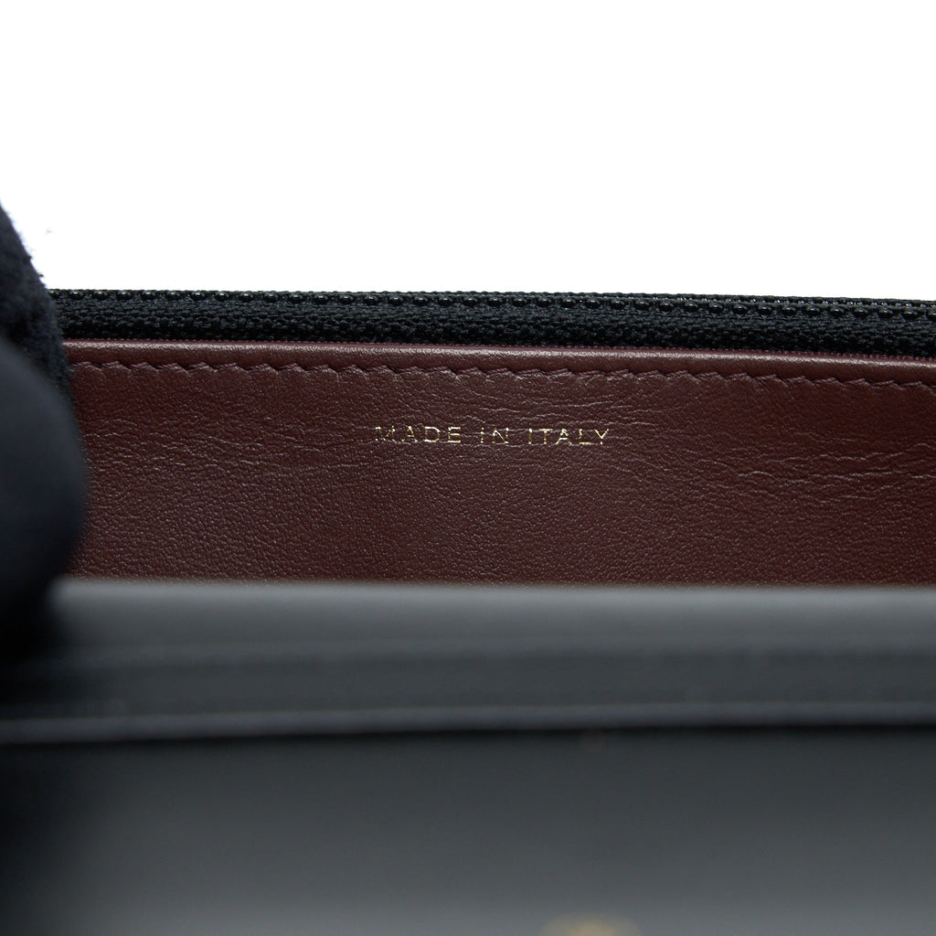 Chanel 2.55 Reissue Wallet on Chain Aged Calfskin Black Brushed  (Microchip)