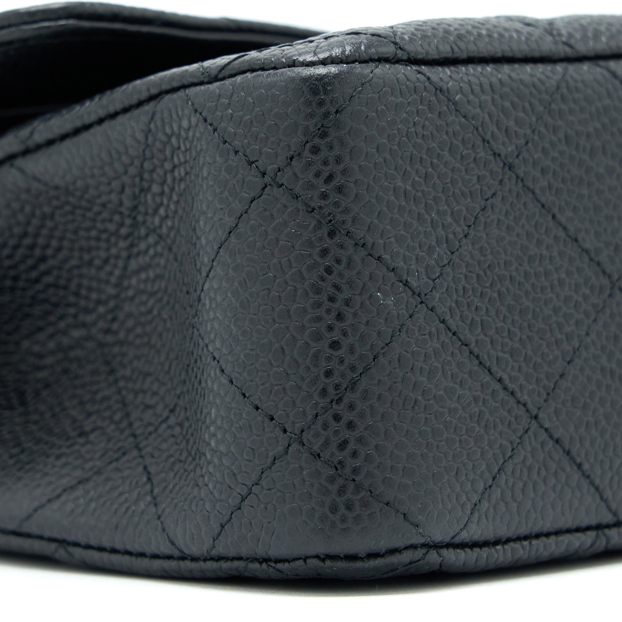 Chanel Medium Classic Double Flap Bag Caviar Black