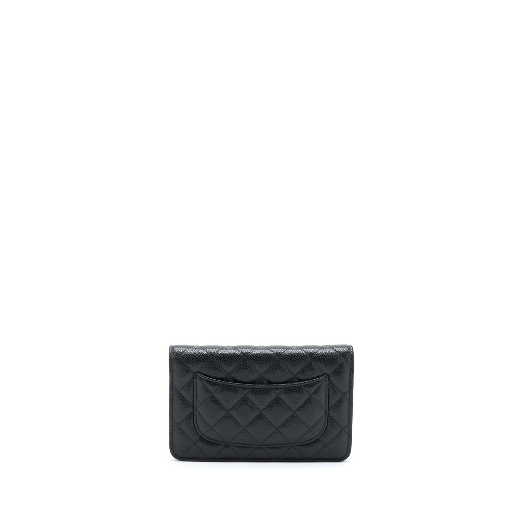 Chanel Classic Wallet On Chain Caviar Black