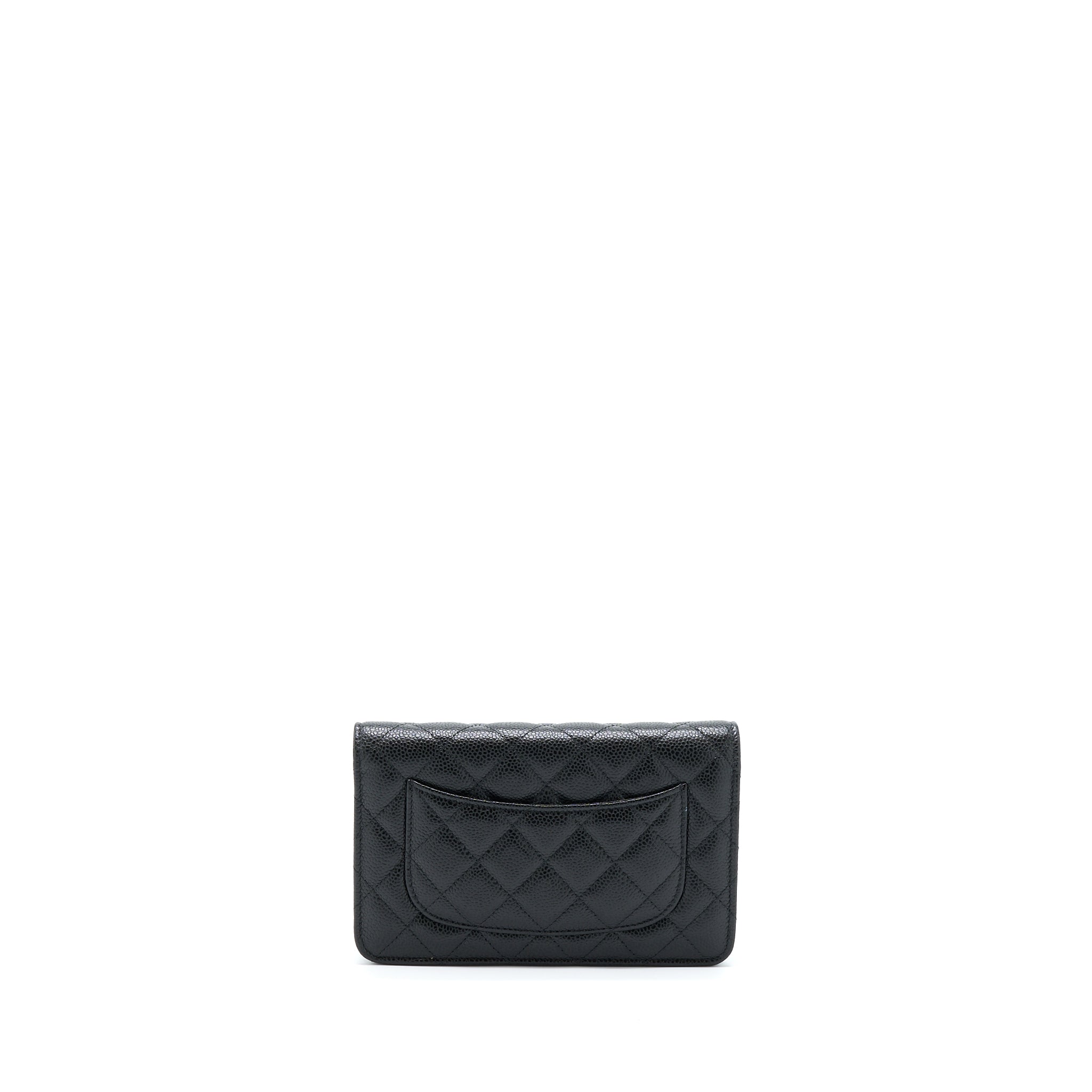Chanel Classic Wallet On Chain Caviar Black