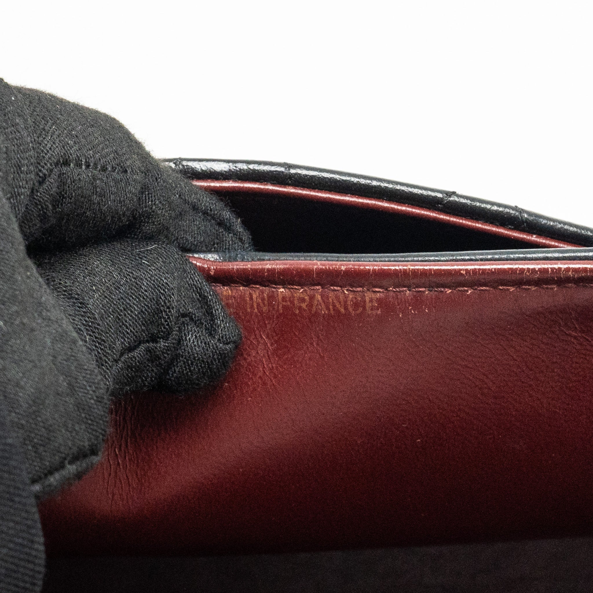 Chanel Vintage Medium Classic Double Flap Bag lambskin black