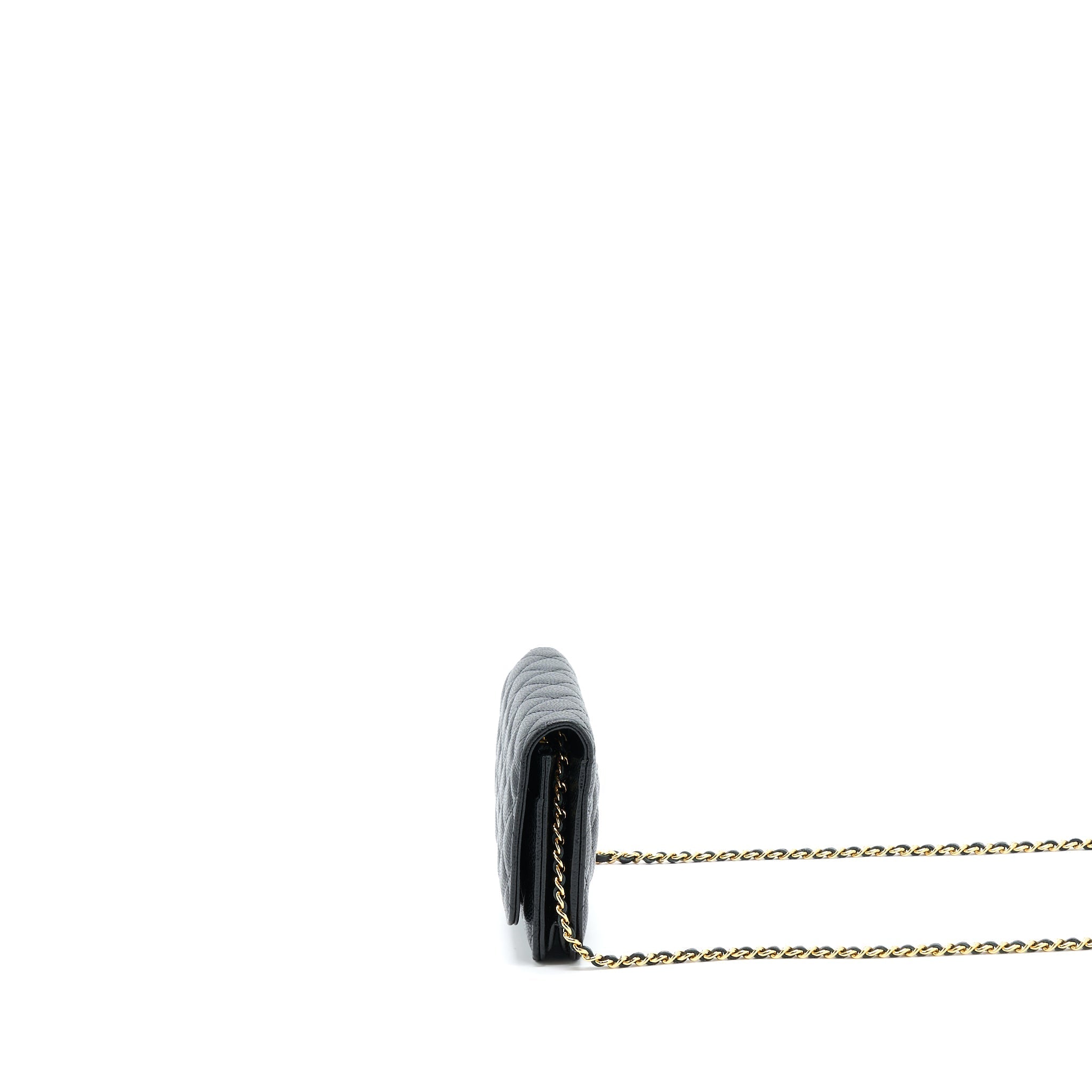 Chanel Classic Wallet On Chain Caviar Black