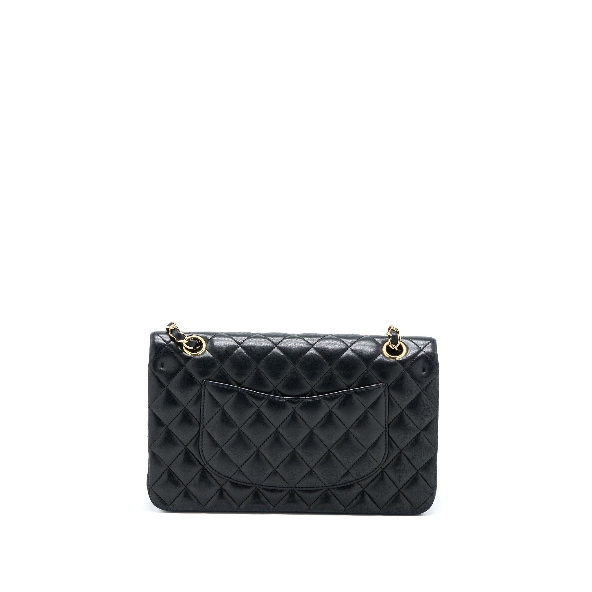 Chanel Medium Classic Double Flap Bag Lambskin Black
