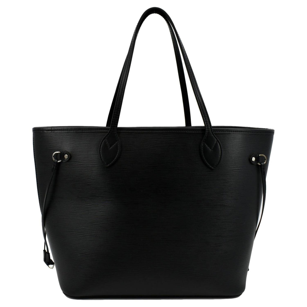 LOUIS VUITTON Neverfull Epi Leather Tote Shoulder Bag Black