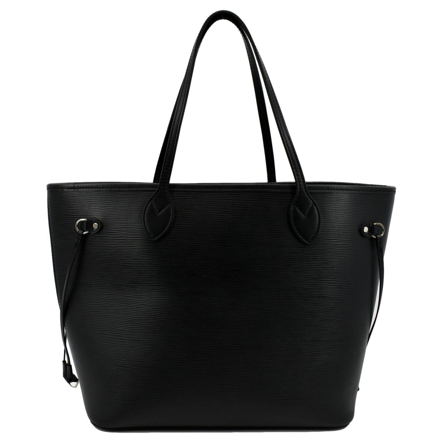 LOUIS VUITTON Neverfull Epi Leather Tote Shoulder Bag Black