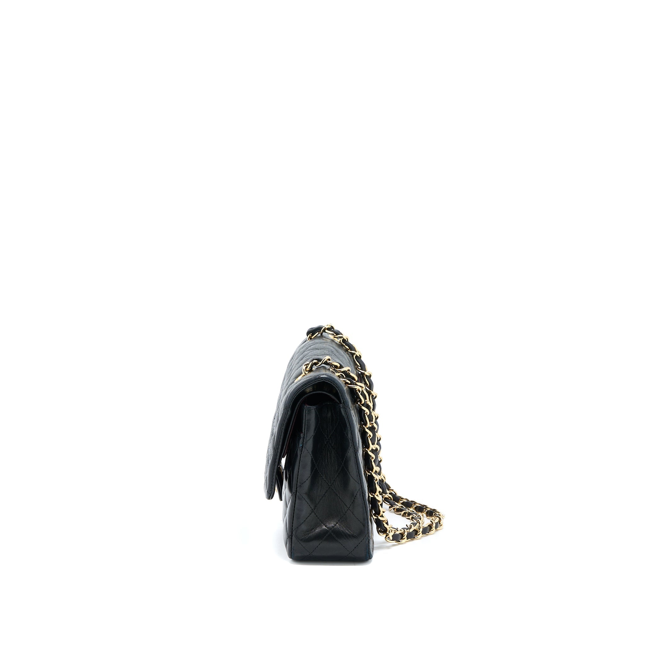 Chanel Medium Classic Double Flap Bag Lambskin Black