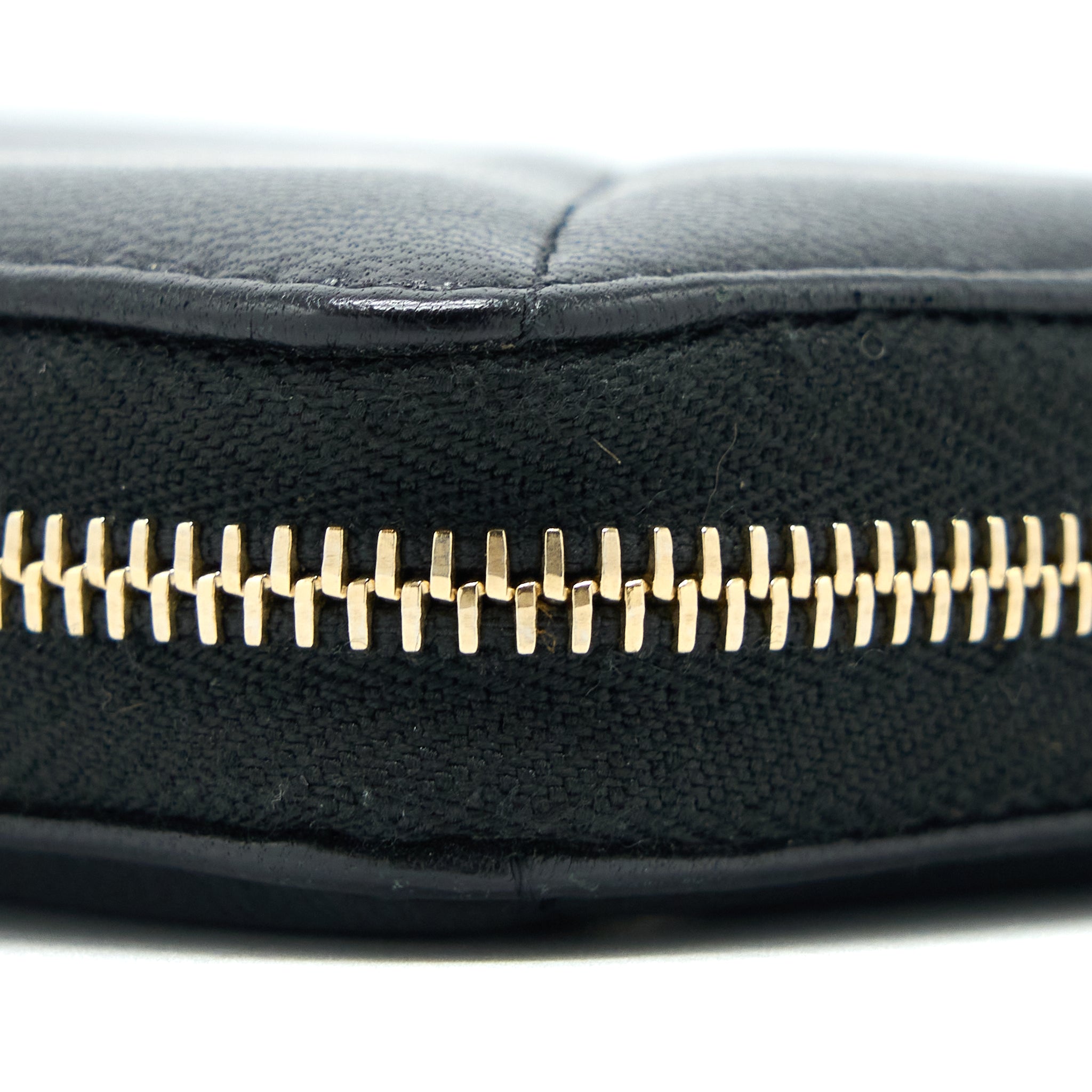 Chanel 19 Zip Wallet Goatskin Black