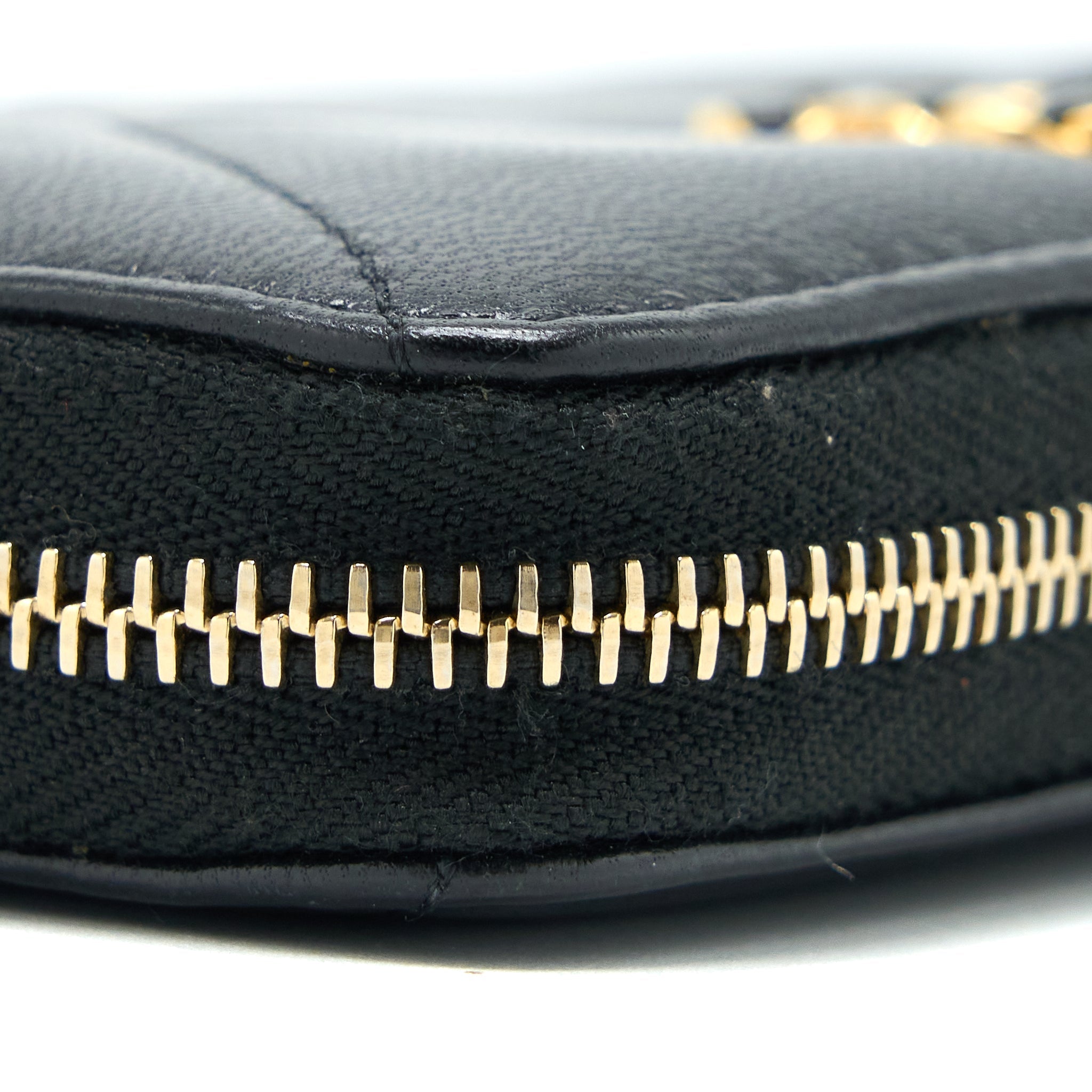 Chanel 19 Zip Wallet Goatskin Black