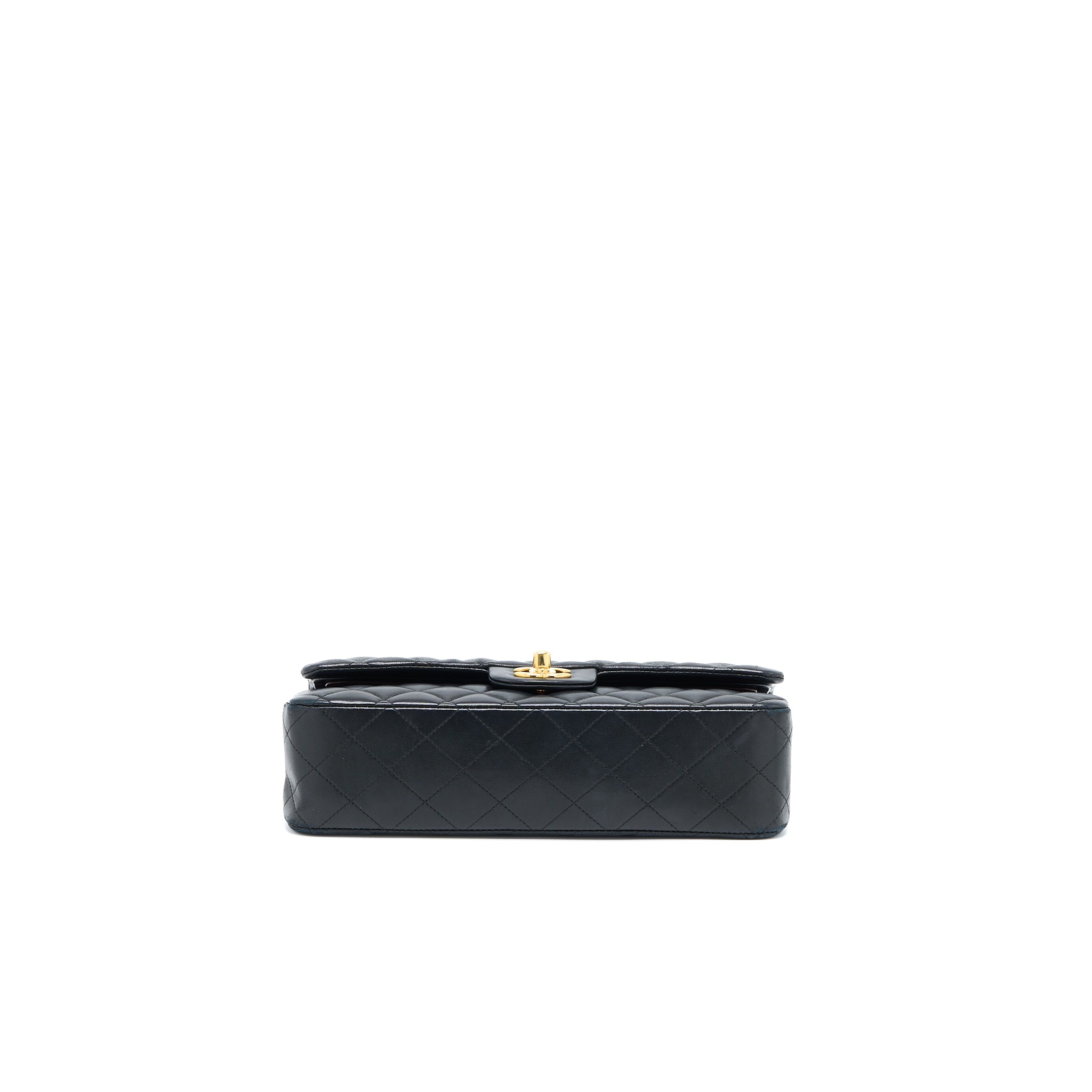 Chanel Medium Classic Double Flap Bag Lambskin Black