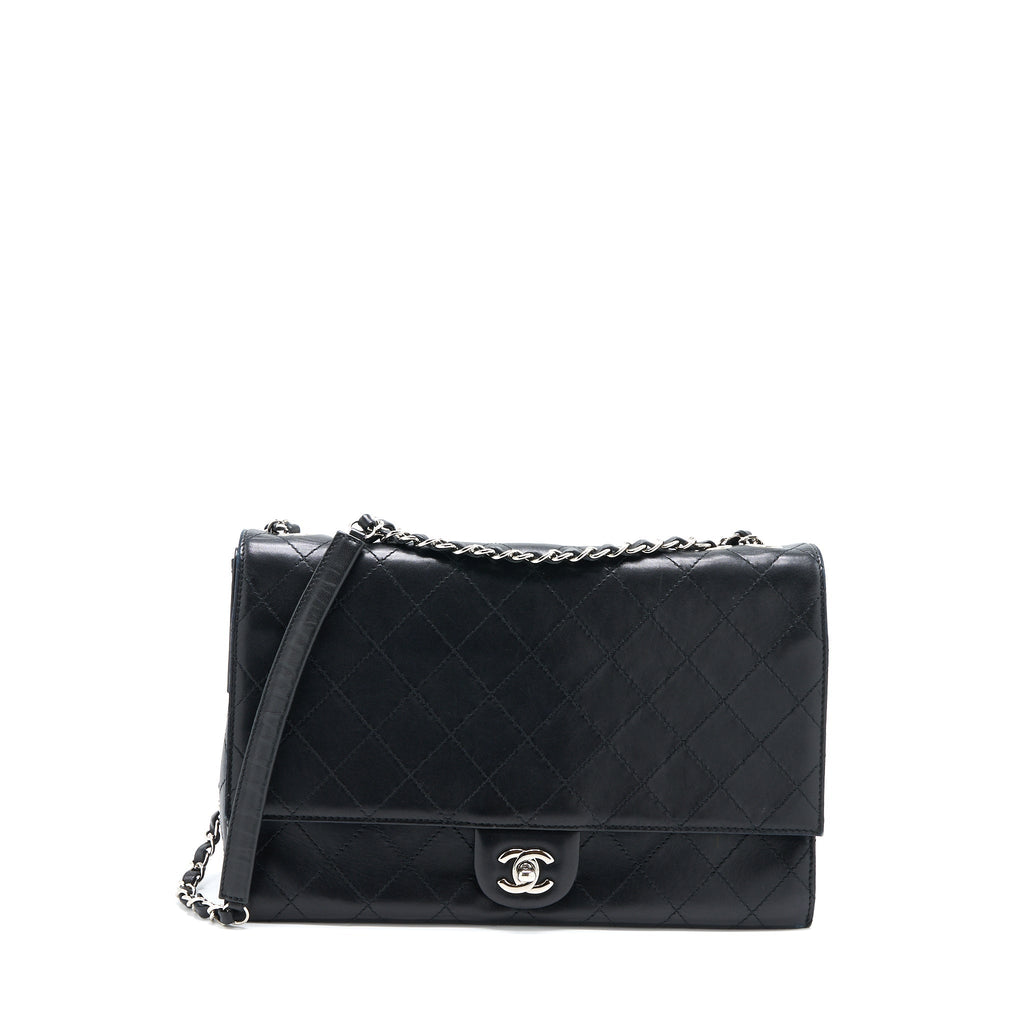 Chanel Quilted Flap Bag Lambskin Black