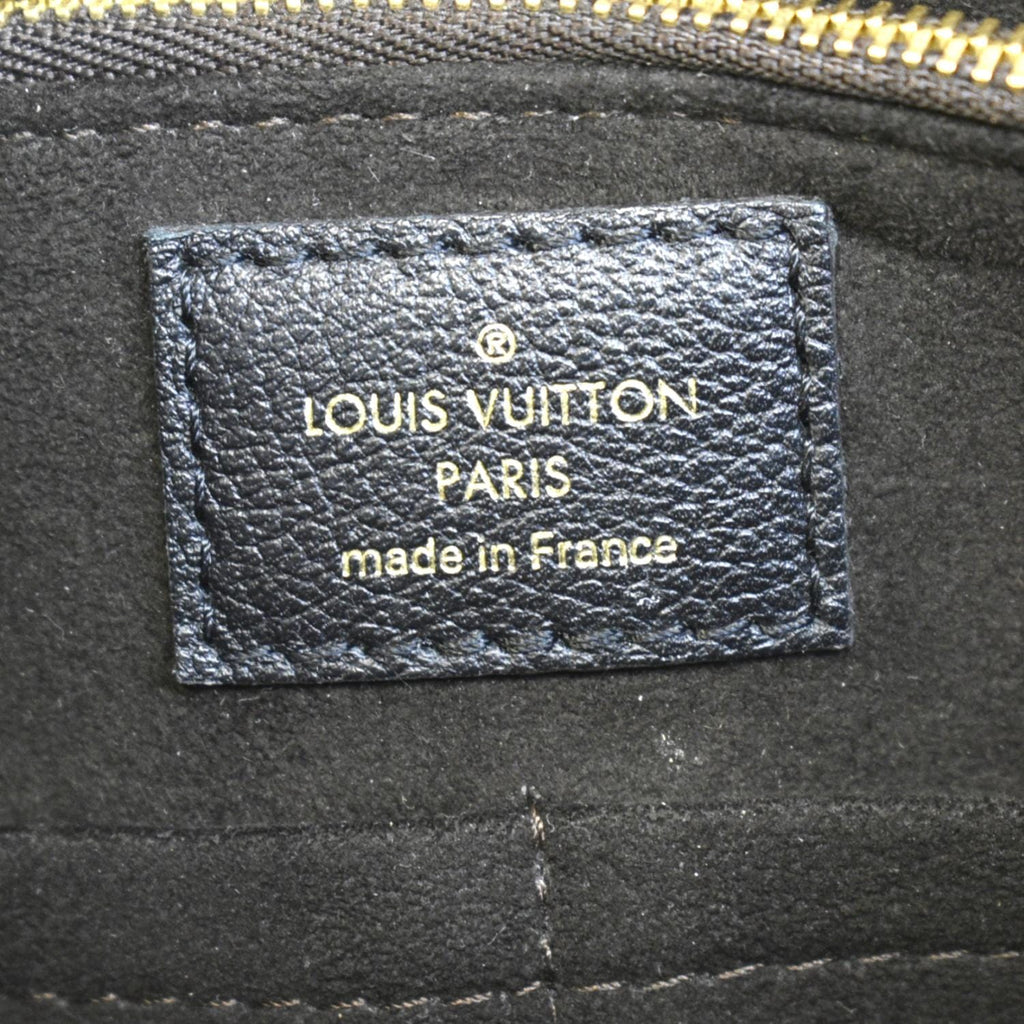 LOUIS VUITTON Kimono Monogram Canvas Leather Tote Bag Noir Black