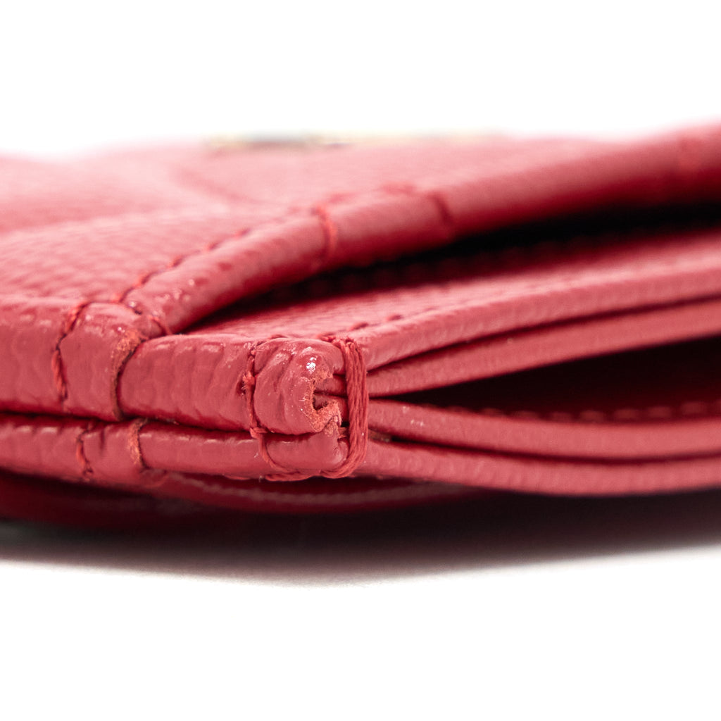 Chanel Classic Card Holder Caviar Red with