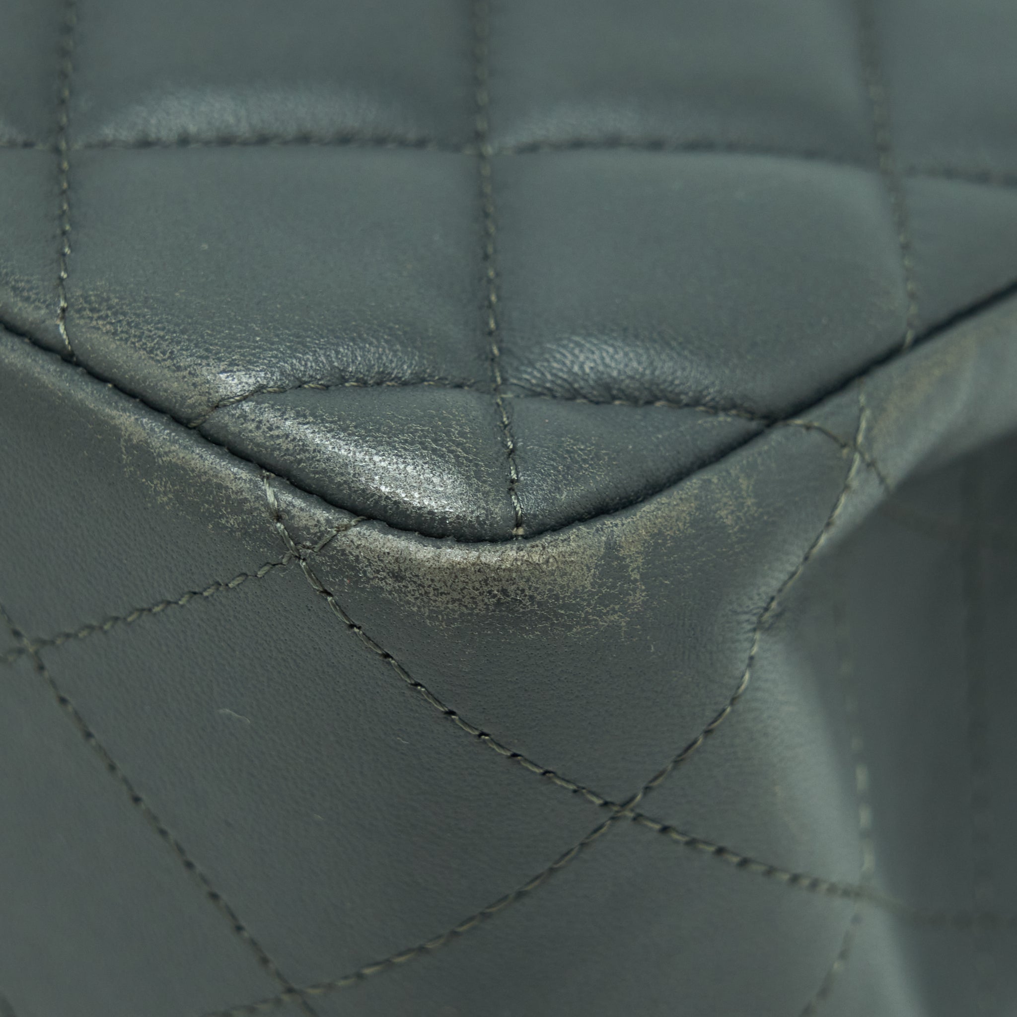 Chanel Jumbo Classic Double Flap Bag Lambskin Grey