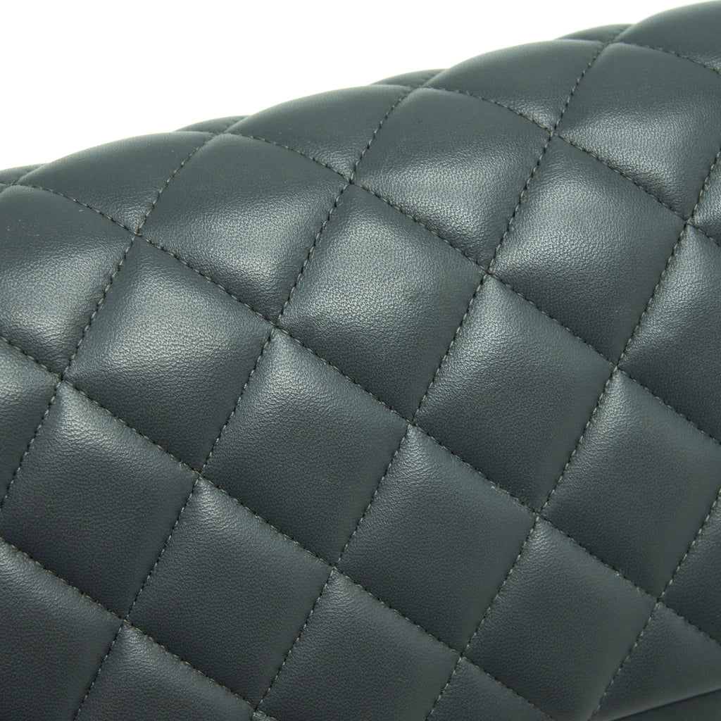 Chanel Jumbo Classic Double Flap Bag Lambskin Grey