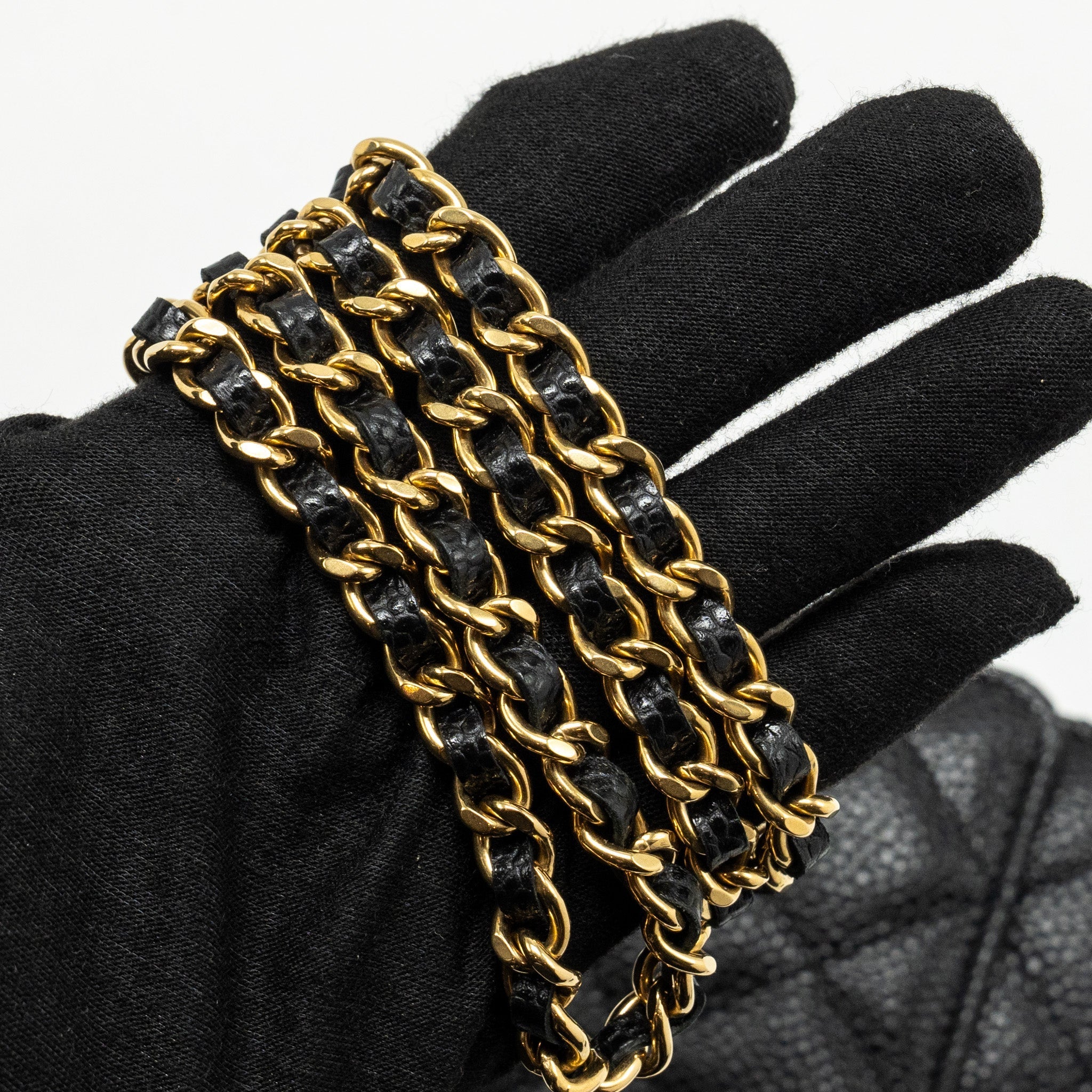Chanel Classic Wallet on Chain Caviar Black  (Microchip)