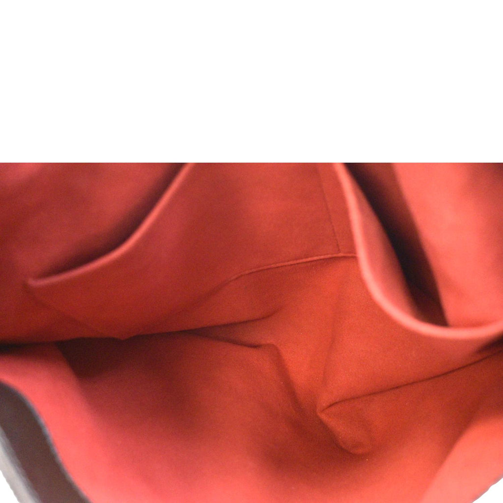 LOUIS VUITTON Sistina GM Damier Ebene Shoulder Bag Brown