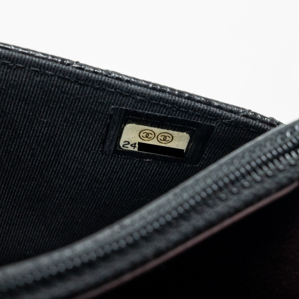 Chanel Classic Wallet On Chain Caviar Black