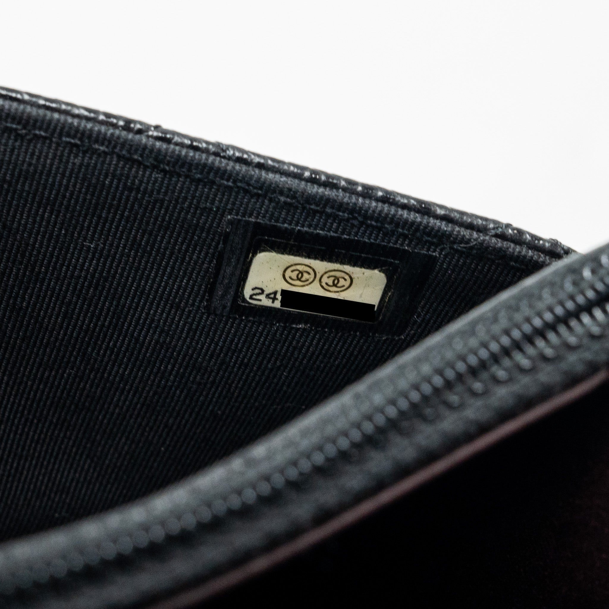 Chanel Classic Wallet On Chain Caviar Black