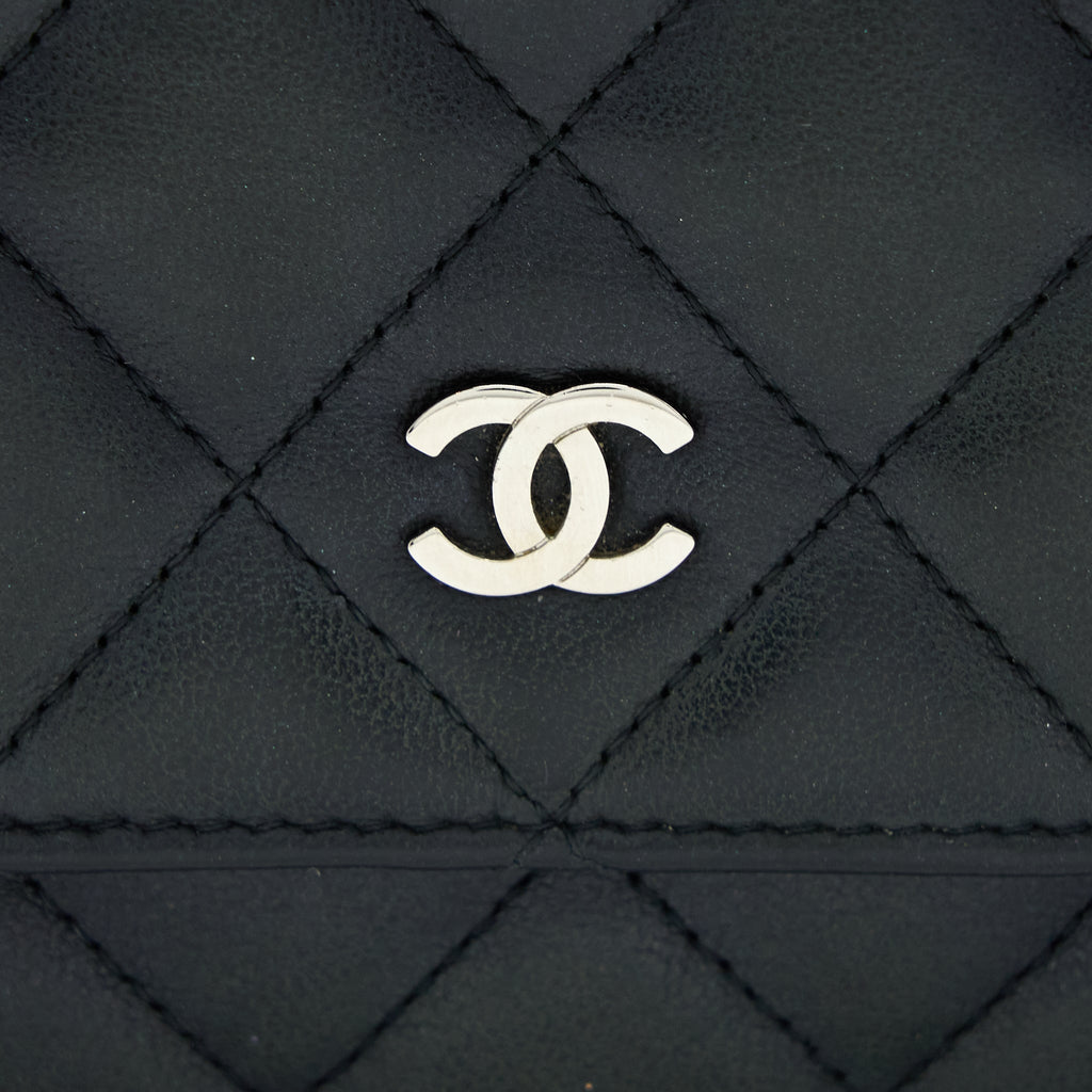 Chanel Classic Wallet On Chain Lambskin Black